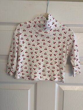 Little English Cherry Print Turtleneck

Size 18 months